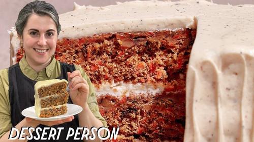 Dessert Person with Claire Saffitz Season 1 Episode 4 - Carrot and Pecan Cake