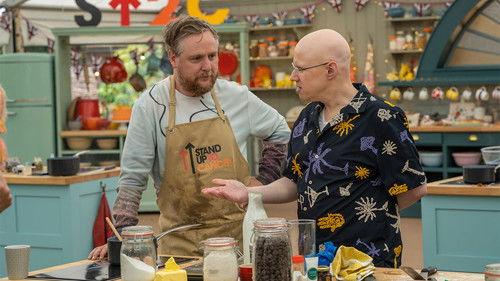 The Great Celebrity Bake Off for Stand Up To Cancer Season 6 Episode 2 - AJ Odudu, Gemma Collins, Jessica Hynes, Tim Key