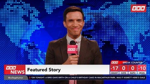 Breaking News: No Laugh Newsroom Season 1 Episode 4 - No Laugh Newsroom: Birthday Cake Bird Birth