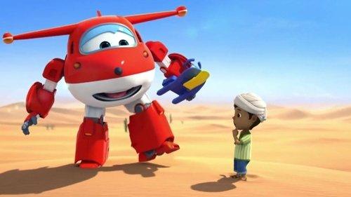 Super Wings Season 1 Episode 6 - Sahara Sled