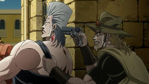 JoJo's Bizarre Adventure Season 2 Episode 37 - Hol Horse and Mondatta (2)