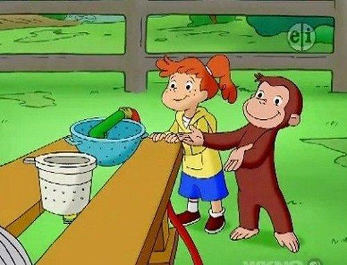 Curious George Season 6 Episode 12 - George and Allie's Automated Car Wash