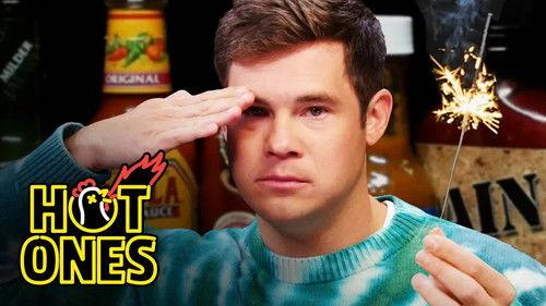 Hot Ones Season 9 Episode 6 - Adam Devine Gets Patriotic While Eating Spicy Wings