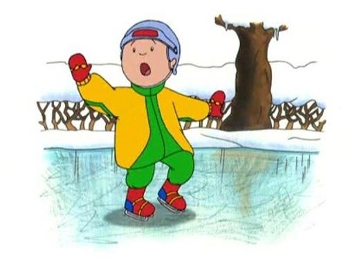 Caillou Season 1 Episode 37 - Caillou Learns to Skate