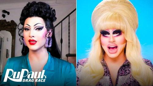 The Pit Stop Season 12 Episode 5 - The Pit Stop S13 E5 | Trixie Mattel & Violet Chachki Judge ‘The Bag Ball’ | RuPaul's Drag Race