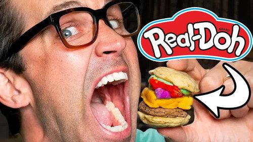 Good Mythical Morning Season 16 Episode 21 - Making Real Food With Play-Doh Toys Taste Test