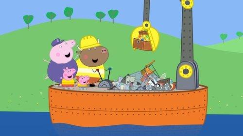 Peppa Pig Season 8 Episode 4 - Mr Bull Digs Up the River