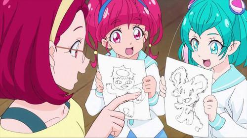 Star☆Twinkle PreCure Season 1 Episode 18 - Grasp the New Serial: My Mom's Manga Way!