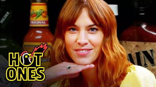 Hot Ones Season 4 Episode 20 - Alexa Chung Fears for Her Life While Eating Spicy Wings