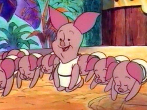 The New Adventures of Winnie the Pooh Season 1 Episode 7 - The Piglet Who Would Be King