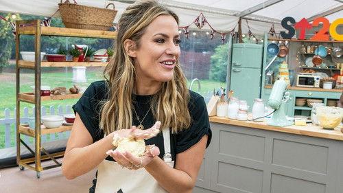 The Great Celebrity Bake Off for Stand Up To Cancer Season 2 Episode 5 - Krishnan Guru-Murthy, Caroline Flack, Greg Wise, Nicola Adams