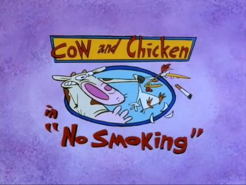 What a Cartoon! Season 1 Episode 18 - Cow and Chicken: No Smoking