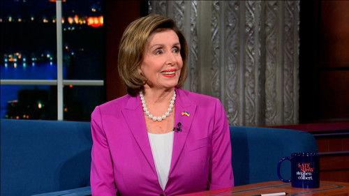 The Late Show with Stephen Colbert Season 8 Episode 15 - Nancy Pelosi, Armando Iannucci, Dermot Kennedy