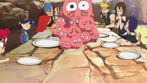 Gurren Lagann Season 1 Episode 4 - Having Lots of Faces Doesn't Make You Great!