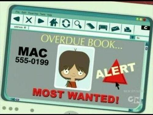 Foster's Home for Imaginary Friends Season 6 Episode 1 - Jackie Khones and the Case of the Overdue Library Crook