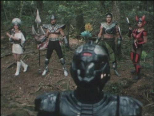 Megabeast Investigator Juspion Season 1 Episode 13 - Assistance from Space: Rampage of the Four Evil Warlords