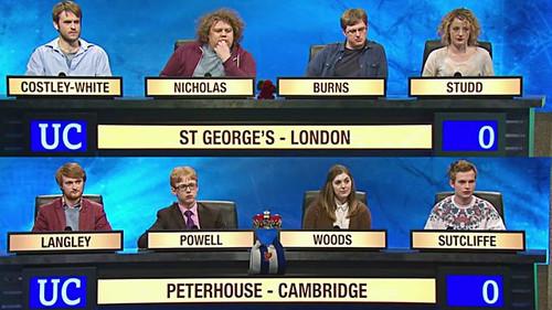 University Challenge Season 45 Episode 22 - St George's, London v Peterhouse, Cambridge