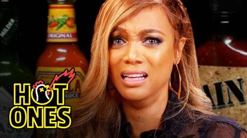 Hot Ones Season 5 Episode 14 - Tyra Banks Cries for Her Mom While Eating Spicy Wings