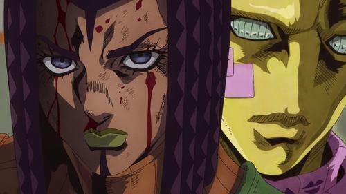 JoJo's Bizarre Adventure Season 5 Episode 6 - Ermes's Stickers