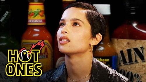 Hot Ones Season 11 Episode 2 - Zoë Kravitz Gets Trippy While Eating Spicy Wings
