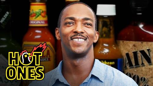 Hot Ones Season 14 Episode 6 - Anthony Mackie Quotes Shakespeare While Eating Spicy Wings