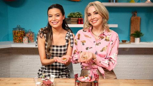 Tiny Kitchen Cook-Off Season 1 Episode 1 - Whitney Cummings & Miranda Cosgrove make Tiny Spaghetti & Meatballs