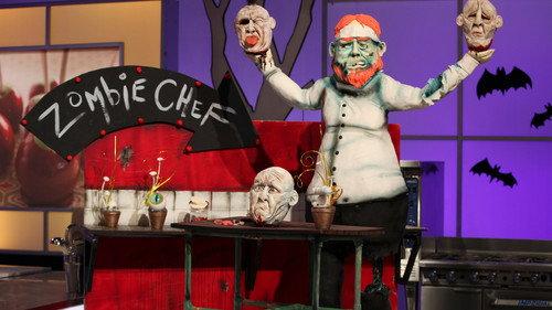 Halloween Wars Season 7 Episode 4 - Zombie Cooking Show