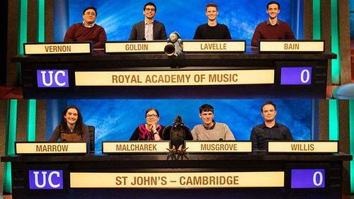 University Challenge Season 50 Episode 11 - Royal Academy of Music v St John's College, Cambridge