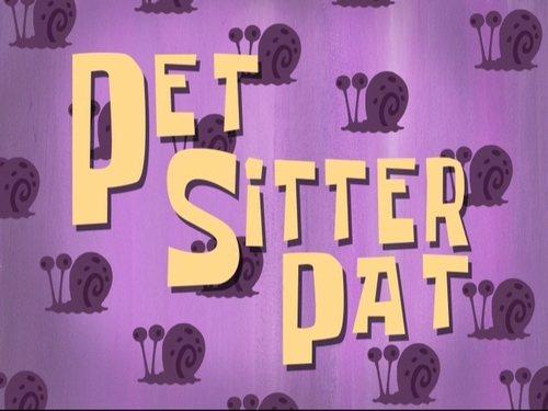 SpongeBob SquarePants Season 8 Episode 14 - Pet Sitter Pat