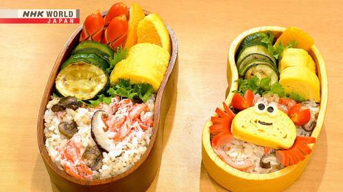 BENTO EXPO Season 7 Episode 17 - California Roll Bento & Crab Rice Bento