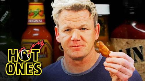 Hot Ones Season 8 Episode 1 - Gordon Ramsay Savagely Critiques Spicy Wings