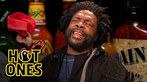 Hot Ones Season 26 Episode 3 - Questlove Refuses Defeat While Eating Spicy Wings