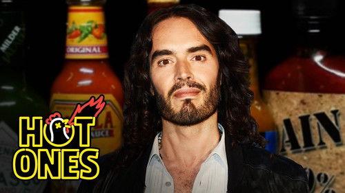 Hot Ones Season 14 Episode 11 - Russell Brand Serenades Superfan Brett Baker While Eating Spicy Wings