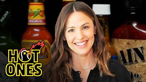 Hot Ones Season 14 Episode 8 - Jennifer Garner Says “Golly” While Eating Spicy Wings