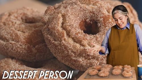 Dessert Person with Claire Saffitz Season 6 Episode 1 - Claire Saffitz Makes Apple Cider Donuts