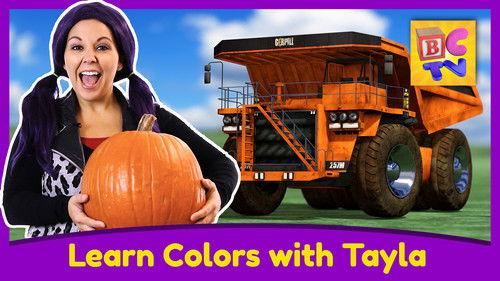 Brain Candy TV Season 1 Episode 20 - Learn Colors with Dump Trucks featuring Tea Time with Tayla