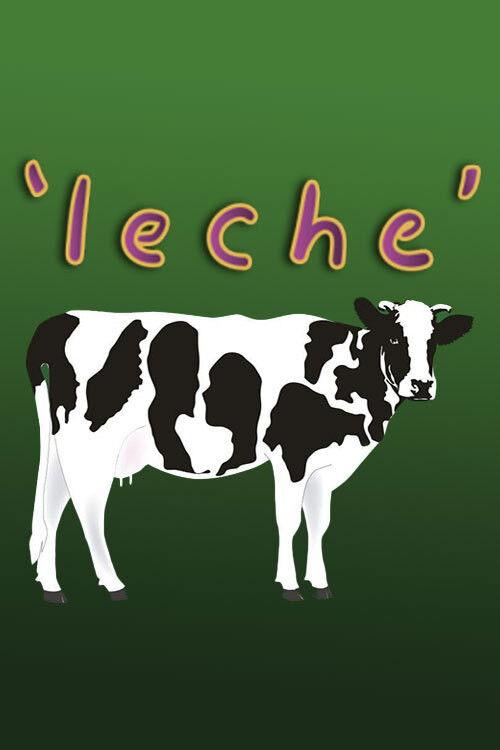 Leche poster