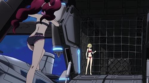 Cross Ange: Rondo of Angels and Dragons Season 1 Episode 8 - Bikini Escape