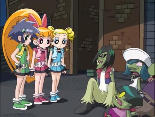 Powerpuff Girls Z Season 1 Episode 14 - The Gangreen Gang! Part 1 / The Gangreen Gang! Part 2