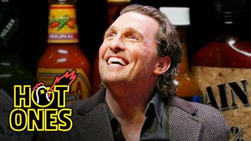 Hot Ones Season 13 Episode 4 - Matthew McConaughey Grunts It Out While Eating Spicy Wings