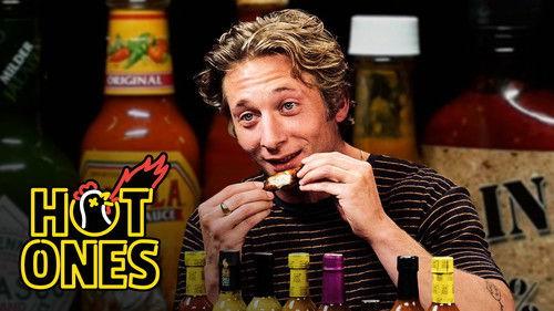 Hot Ones Season 28 Episode 6 - Jeremy Allen White Embraces Chaos While Eating Spicy Wings