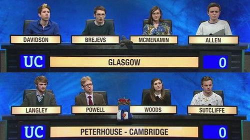 University Challenge Season 45 Episode 1 - Glasgow v Peterhouse, Cambridge