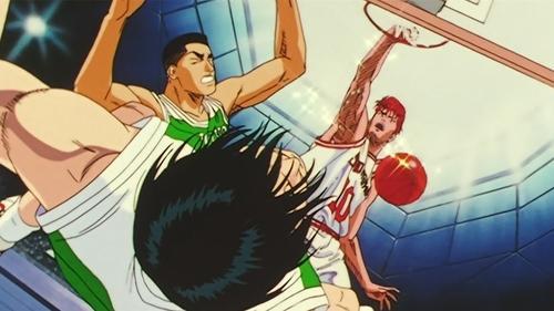 Slam Dunk Season 1 Episode 46 - Hanamichi, Hot Dunk