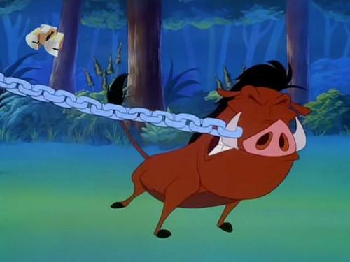Timon and Pumbaa Season 2 Episode 12 - Rafiki Fables: Beauty and the Wildebeest