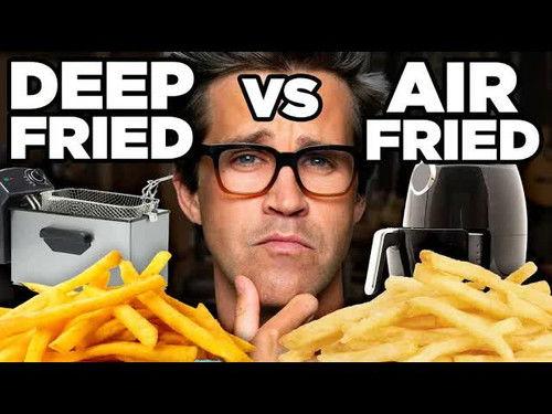 Good Mythical Morning Season 18 Episode 15 - Deep Fried vs. Air Fried Taste Test
