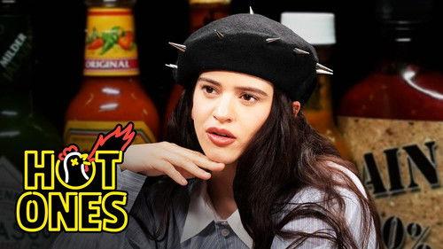 Hot Ones Season 21 Episode 4 - Rosalía Can't Stop Laughing While Eating Spicy Wings