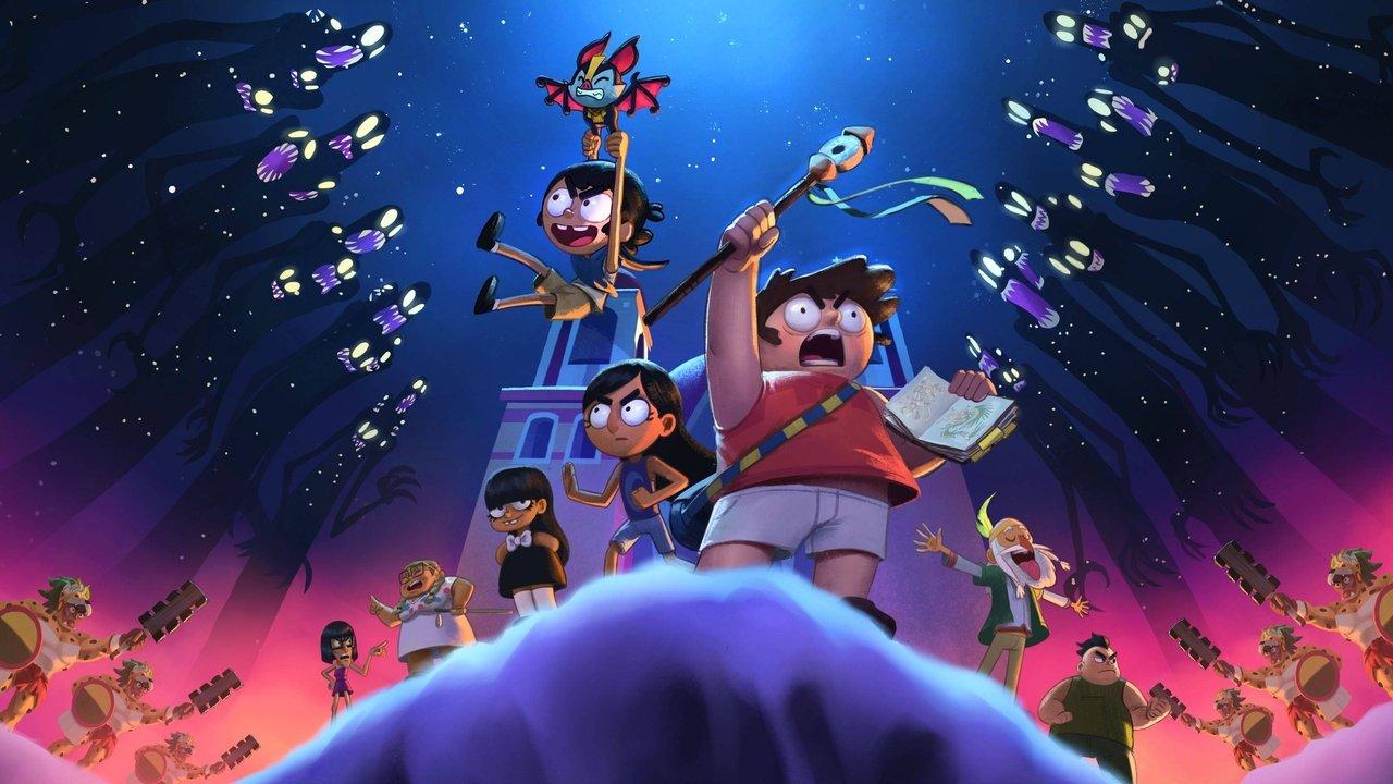 Victor and Valentino backdrop