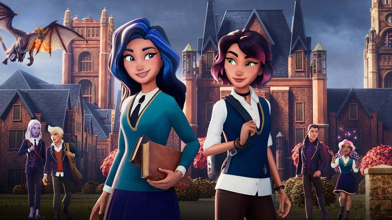 Supernatural Academy backdrop