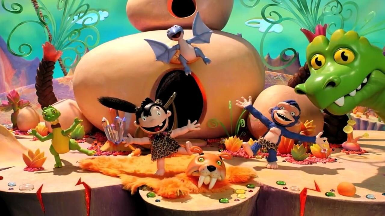 洞穴女孩 backdrop