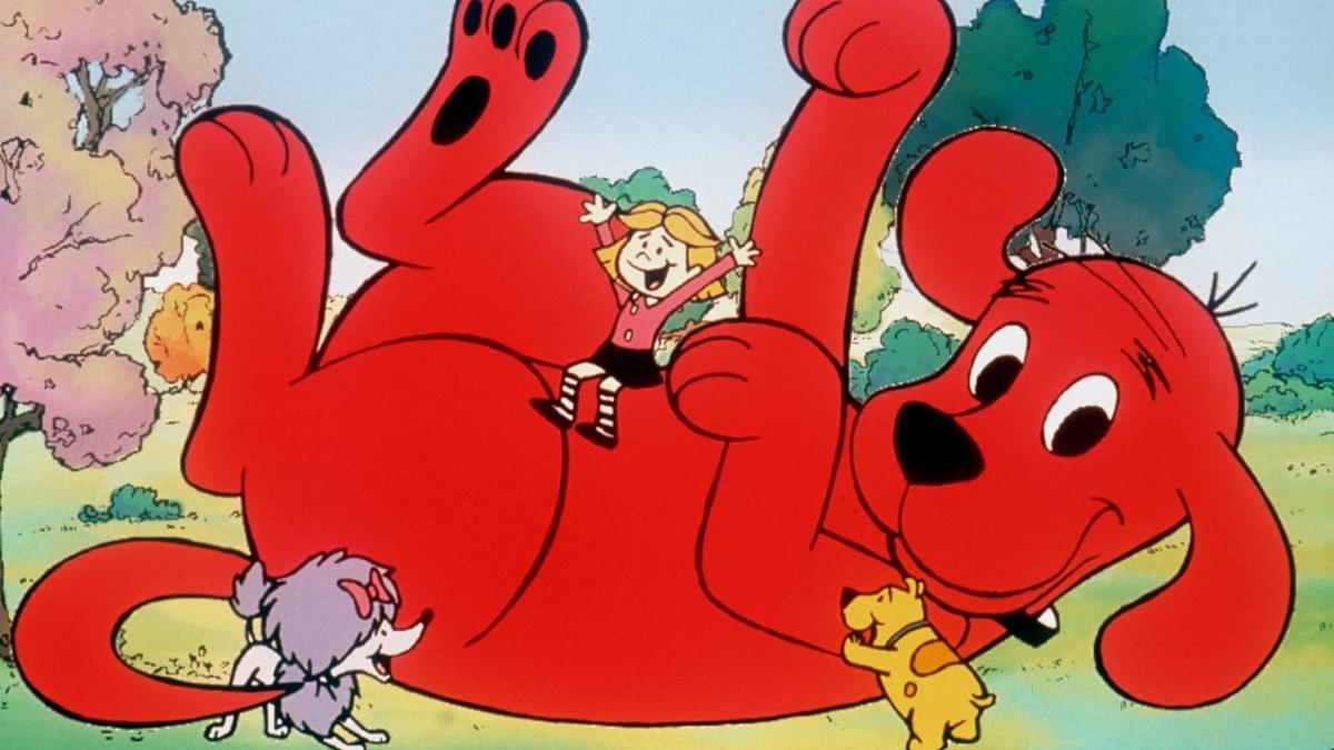 Clifford the Big Red Dog backdrop
